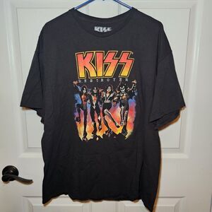 Kiss Black Band T-shirt 2021 Destroyer Album Release 2XL